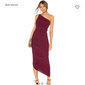 Norma Kamali Diana Gown (Plum) - Size XS